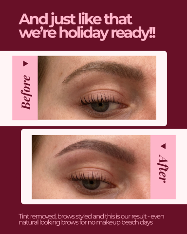 GBN Signature Brows before and after