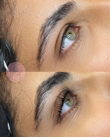 Korean lash lift & tint
