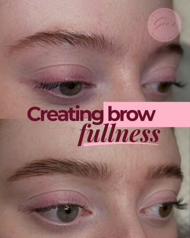 Before and after GBN Signature Brows