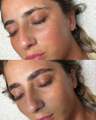 Natural brow lamination