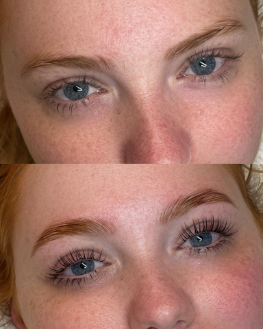Korean lash lift & tint
