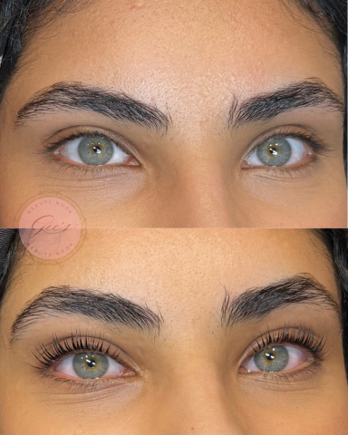 Korean lash lift & tint
